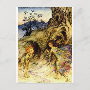 Cartão Postal fadas