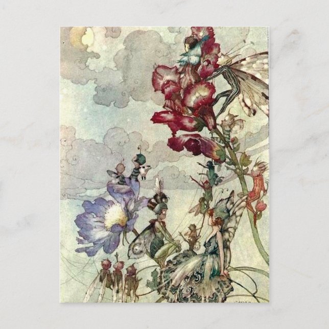 Cartão Postal "Fadas" (Frente)