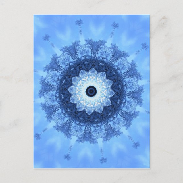 Cartão Postal Fadas de gelo (Frente)