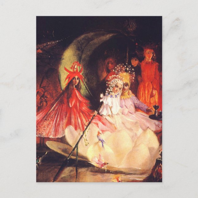 Cartão Postal Fadas de Verão (Frente)