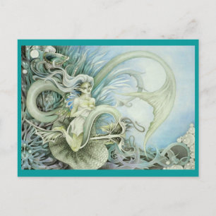 Cartão Postal Fadas Oceanid