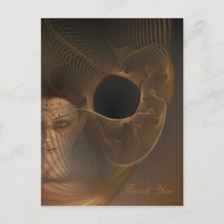 Cartão Postal Fae Fractal de inverno