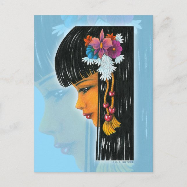 Cartão Postal Faerie tropical (Frente)