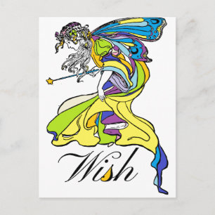 Cartão Postal Faerie Wish