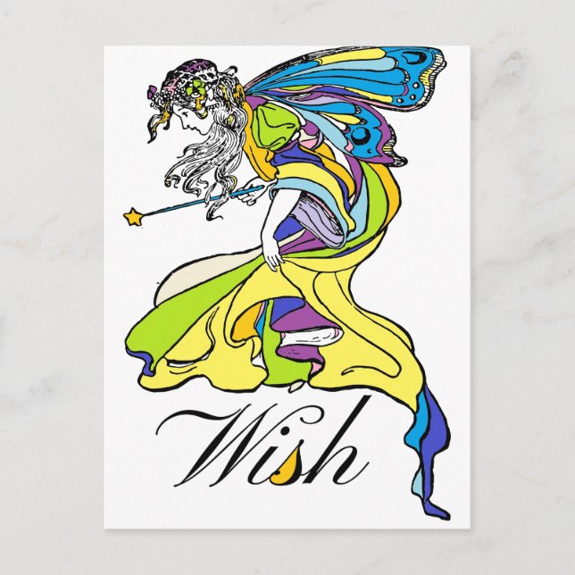 Cartão Postal Faerie Wish (Frente)