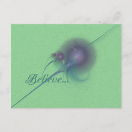 Cartão Postal Faery Wand Abstrato Art