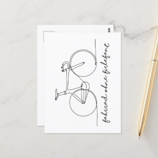 Cartão Postal Fahrrad ohne Firlefanz | Anti E-Bike