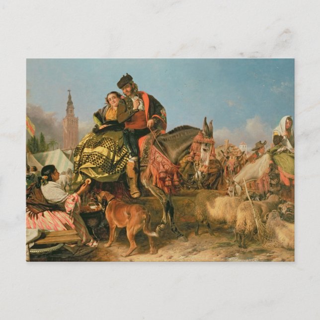 Cartão Postal Fair em Sevilha (Frente)