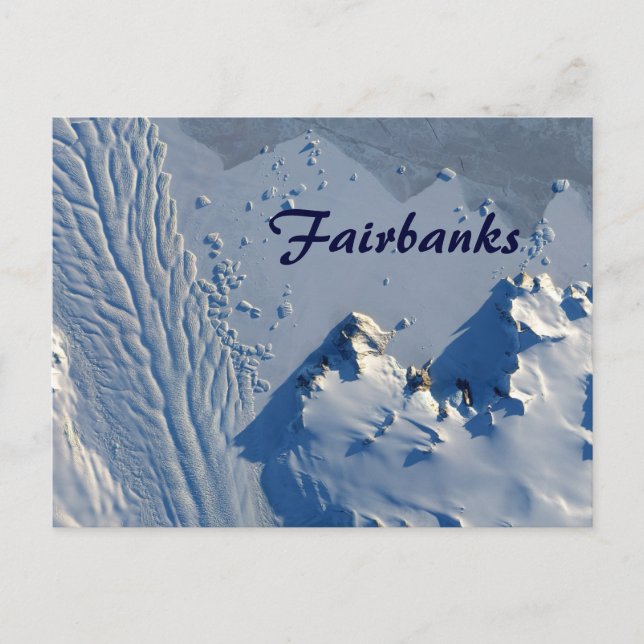 Cartão postal Fairbanks Alaska (Frente)