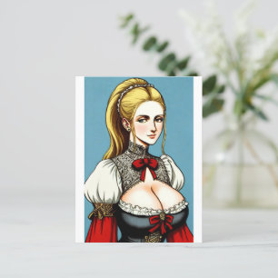 Cartão Postal Faire Maiden 11