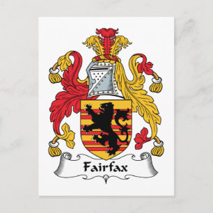Cartão Postal Fairfax Family Crest