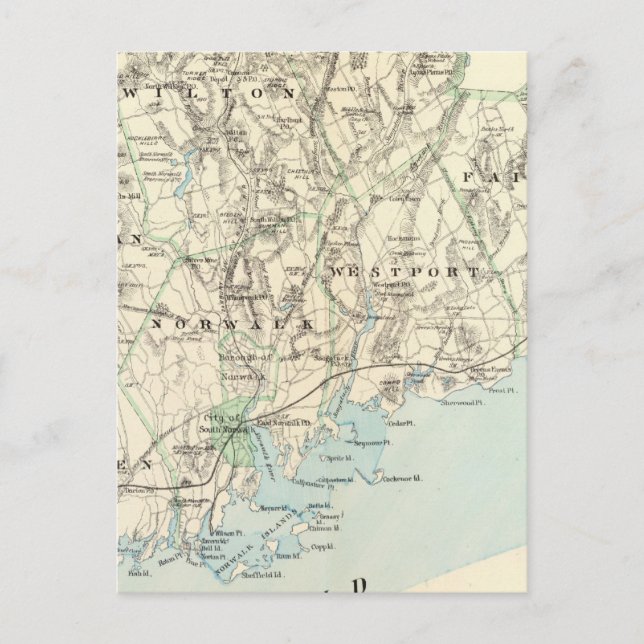 Cartão Postal Fairfield Co S (Frente)