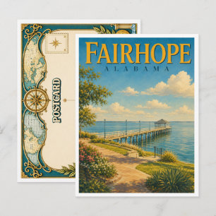 Cartão Postal Fairhope Alabama Fairhope Pier GeoSaga