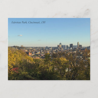 Cartão Postal Fairview Park Cincinnati Postcard