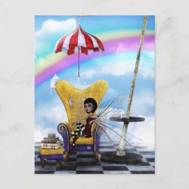 Cartão Postal Fairy Fantasy (Frente)