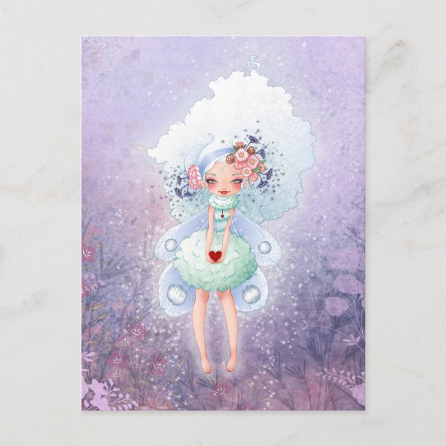 Cartão Postal Fairy Heart (Frente)
