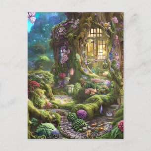 Cartão Postal Fairyland Forest Graphic