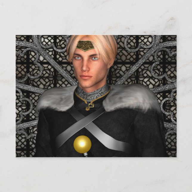 Cartão Postal Fairytale Prince (Frente)