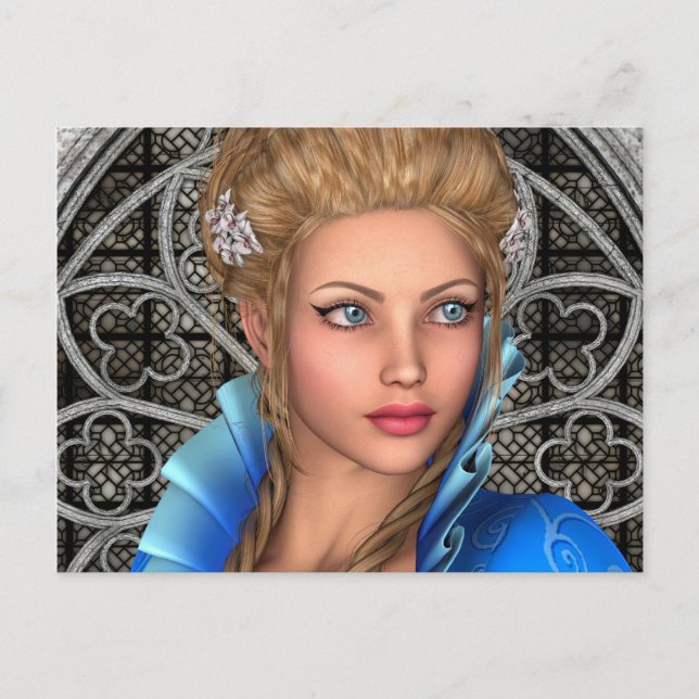 Cartão Postal Fairytale Princess (Frente)