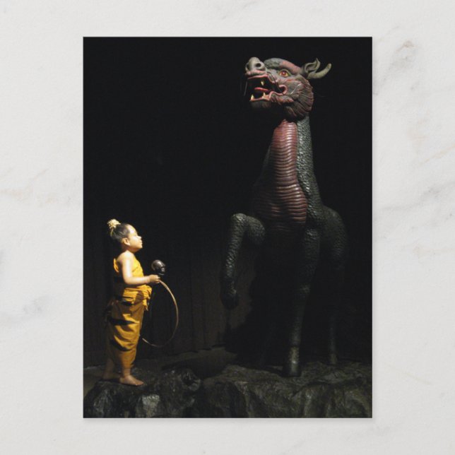 Cartão Postal Fairytale Tailandês - Phra Aphai Mani (Frente)