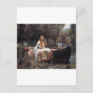 Cartão Postal Fairytalesque. "A Senhora de Shalott"