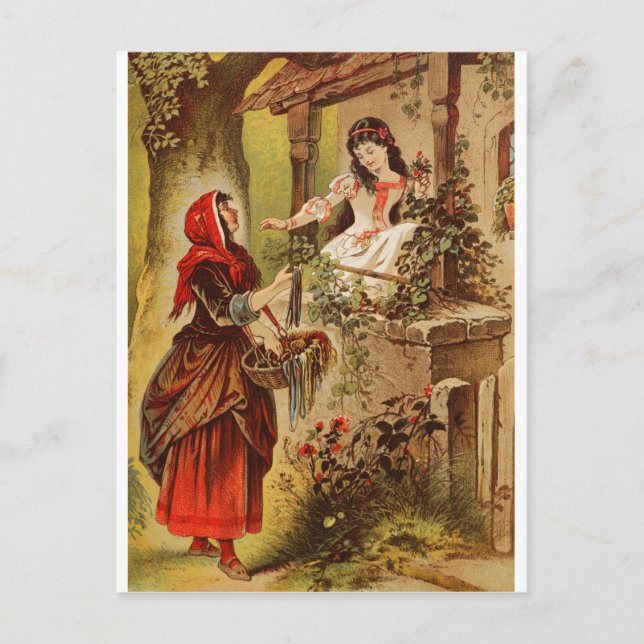 Cartão Postal Fairytalesque - Branca de Neve (Frente)