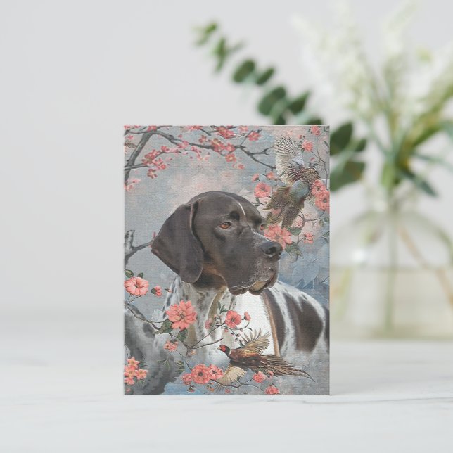 Cartão Postal Faisão com Ponteiros, Cartaz de Arte (Em pé/Frente)