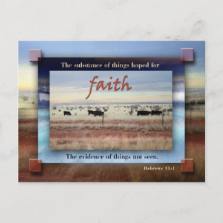 Cartão Postal Faith