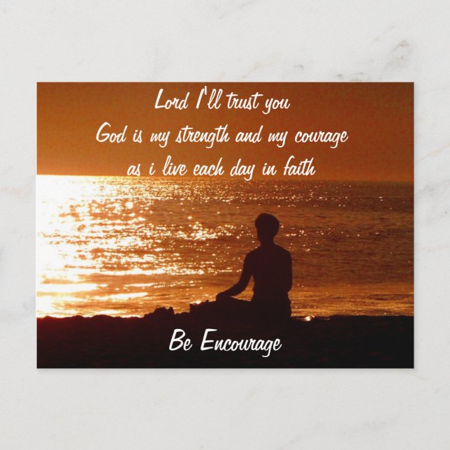 Cartão Postal Faith__ (Frente)