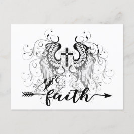 Cartão Postal Faith Cross