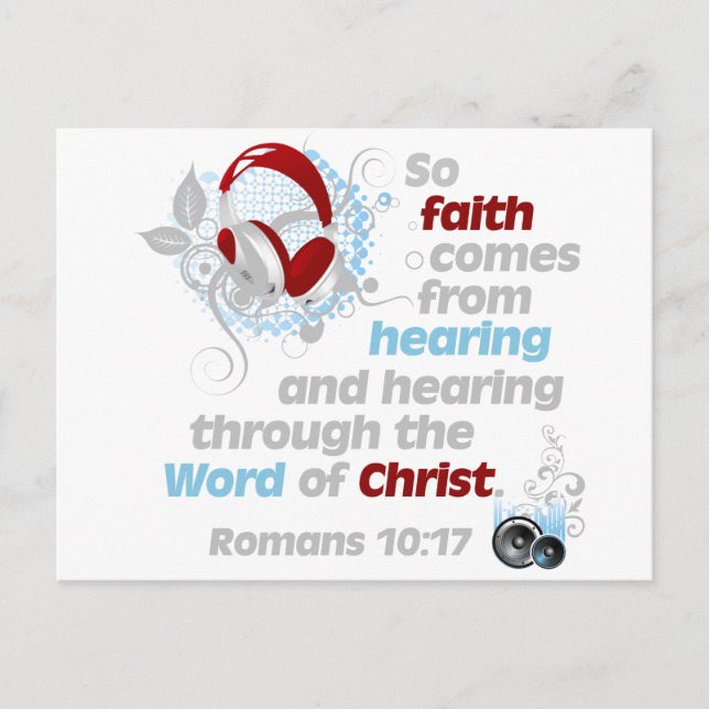 Cartão Postal Faith from Hearing (Frente)