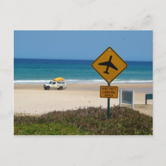 Cartão Postal Faixa aérea de praia na ilha Fraser