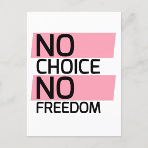 Cartão Postal Faixa de Protesto Texan Pro Choice
