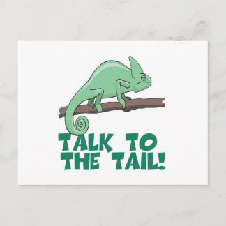 Cartão Postal Fale com a vela Iguana
