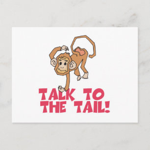 Cartão Postal Fale com o Macaco da Cauda