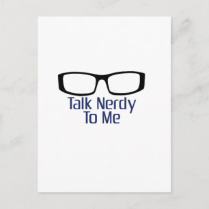Cartão Postal Fale Comigo Com Nerdy