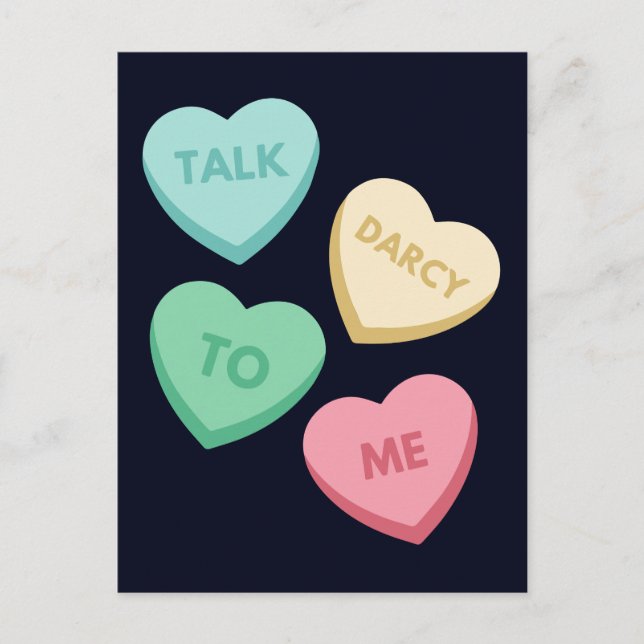 Cartão Postal Fale comigo Darcy III (Frente)