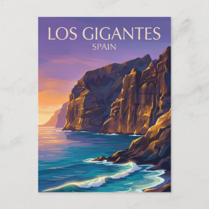Cartão Postal Falésias de Los Gigantes Espanha