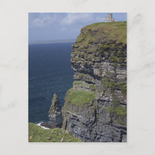 Cartão Postal Falésias de Moher e Torre de O'Brien