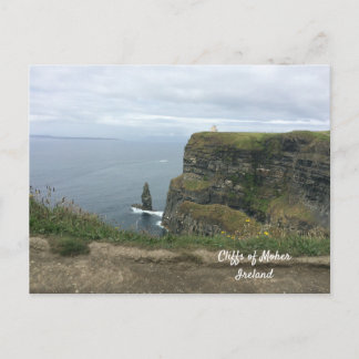 Cartão Postal Falésias de Moher na Irlanda