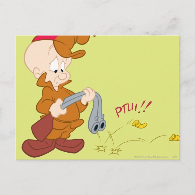 Cartão Postal Falha de arma da ELMER FUDD™ (Frente)