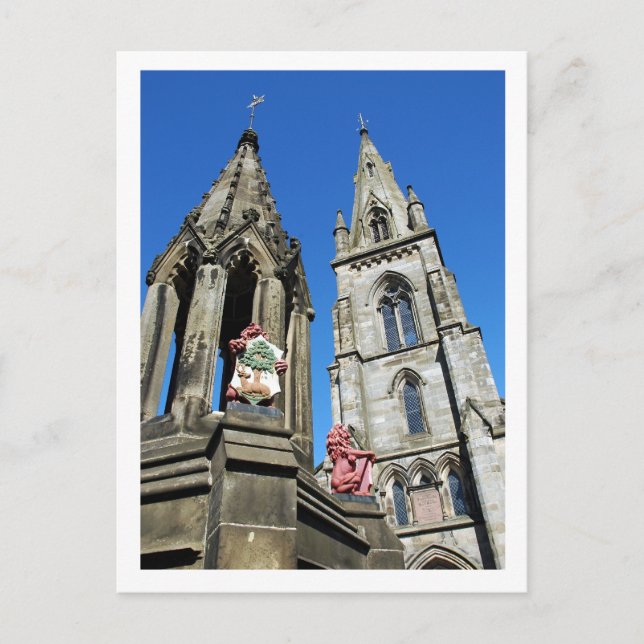 Cartão Postal Falkland in Fife, Escócia (Frente)