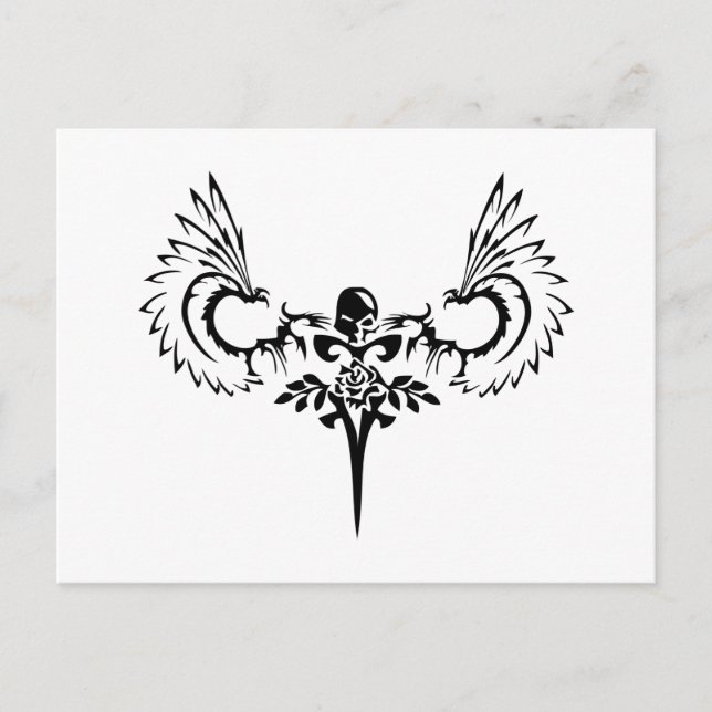 Cartão Postal Fallen ANgel Design Studio Logo (Frente)