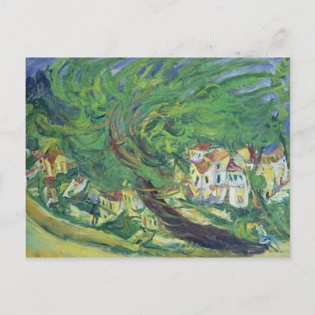 Cartão Postal Fallen Tree, c.1922-23 (Frente)