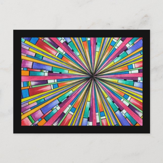 Cartão Postal Falling Within Postcard (Frente)