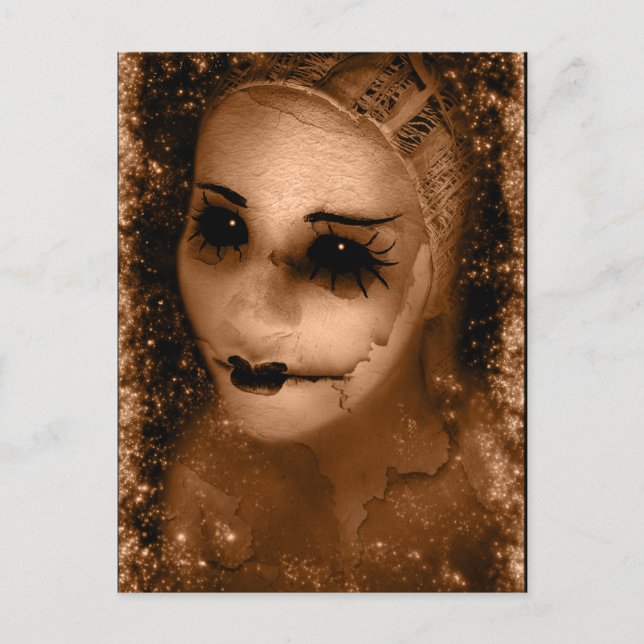 Cartão Postal Falln Broken Pierrot (Frente)