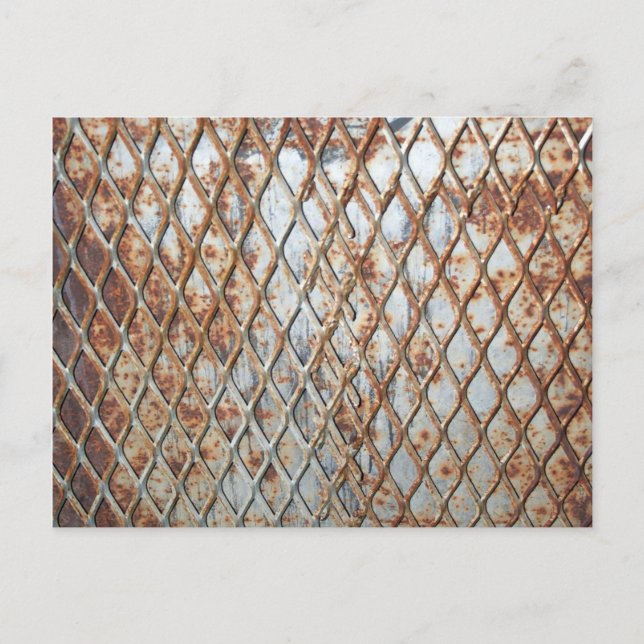 Cartão Postal Falln Rusty Grate (Frente)