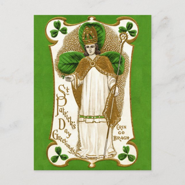 Cartão Postal Falln Saint Patrick (Frente)