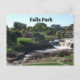 Cartão Postal Falls Park, Sioux Falls, Dakota do Sul