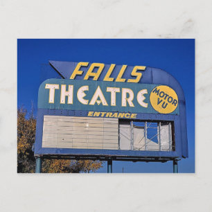 Cartão Postal Falls Theater, Excelentes Falls, Montana
